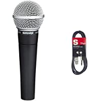 Los mejores  - Shure SM58Micrófono Vocal + Stagg SMC6XPCable para micrófono (XLR- Jack 3.5 mm- 6 m)